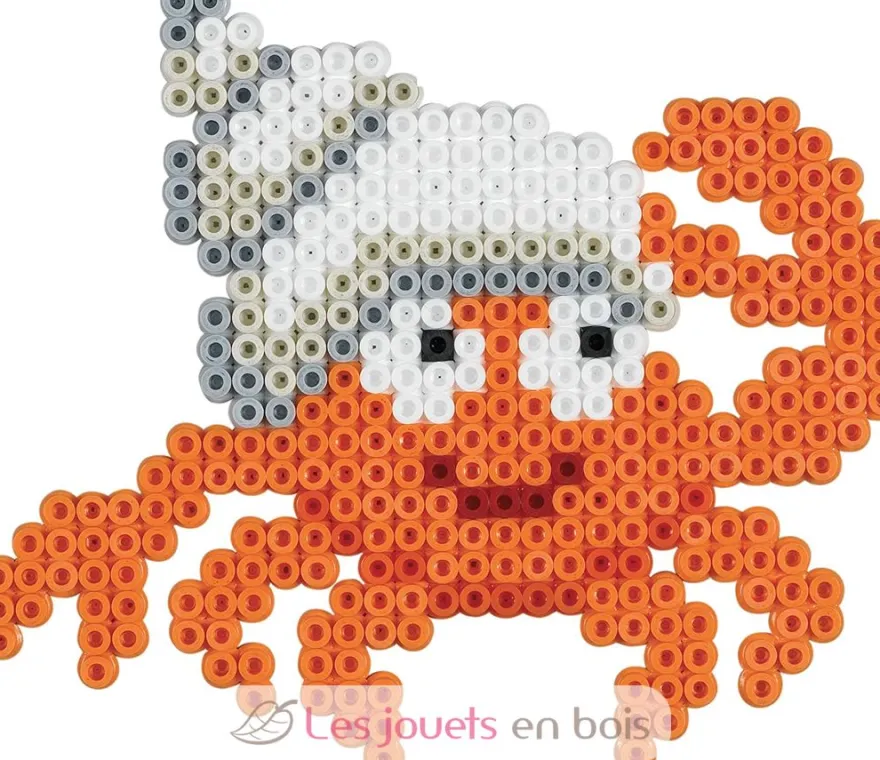 Sachet 1000 perles plastique Midi orange Abricot - Hama