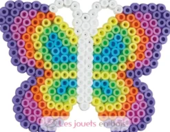Sachet 1000 perles plastique Midi bleu transparent - Hama