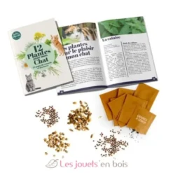 12 sachets de graines Plantes pour chat - Radis et Capucine