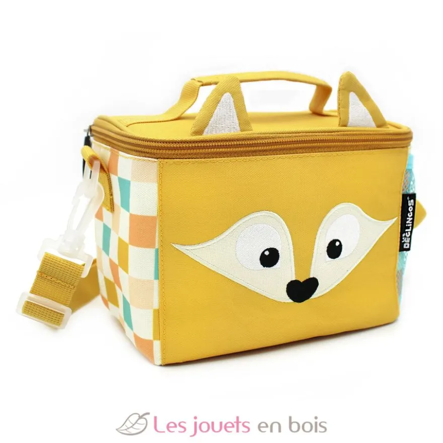 Sac isotherme Cyranos le renard jaune - Les Déglingos