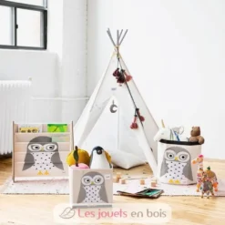 Sac à jouets Chouette - 3 Sprouts