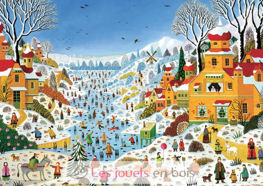 Scène hivernale aux toucans - Puzzle Michèle Wilson