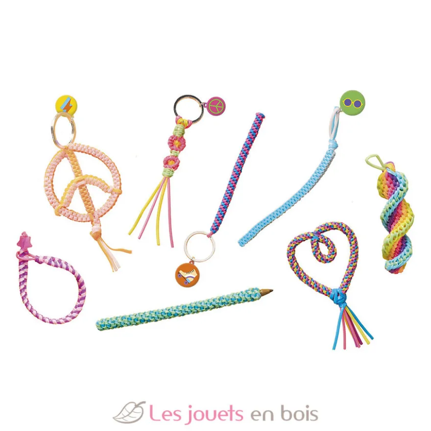 Scoubidous Peace and Love à créer - Janod