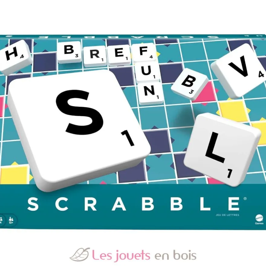 Scrabble classique - Jeu de lettres - Mattel