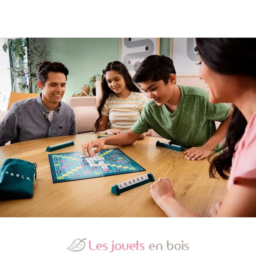 Scrabble classique - Jeu de lettres - Mattel