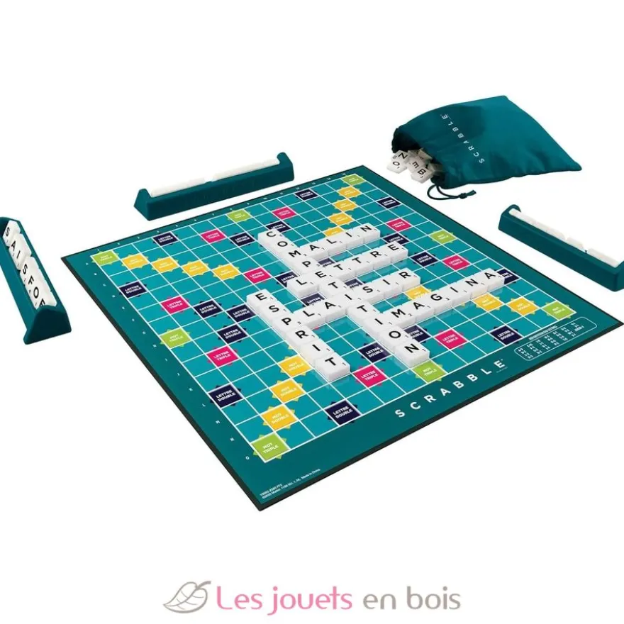 Scrabble classique - Jeu de lettres - Mattel