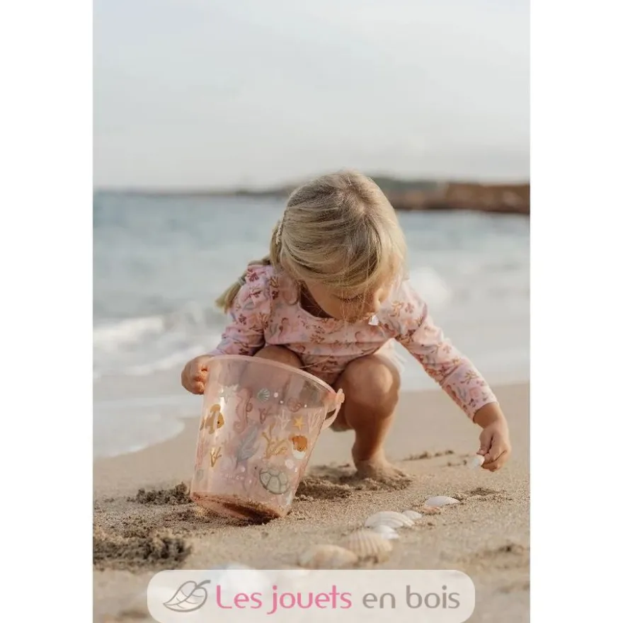 Seau de plage rose - Ocean Dreams - Little Dutch