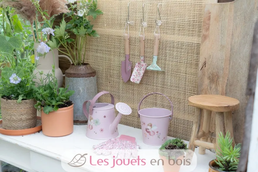 Seau rose Fairy Garden - Little Dutch