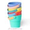 Seaux empilables en silicone pour eau et sable - Little L