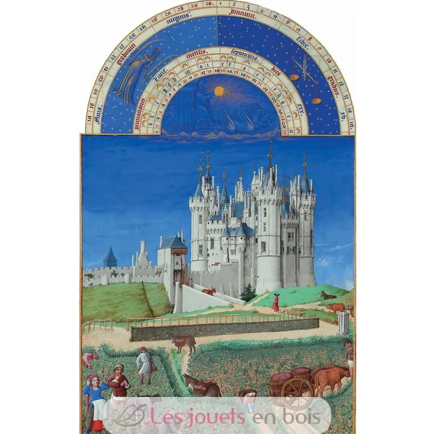 Septembre des Frères de Limbourg - Puzzle Michèle Wilson