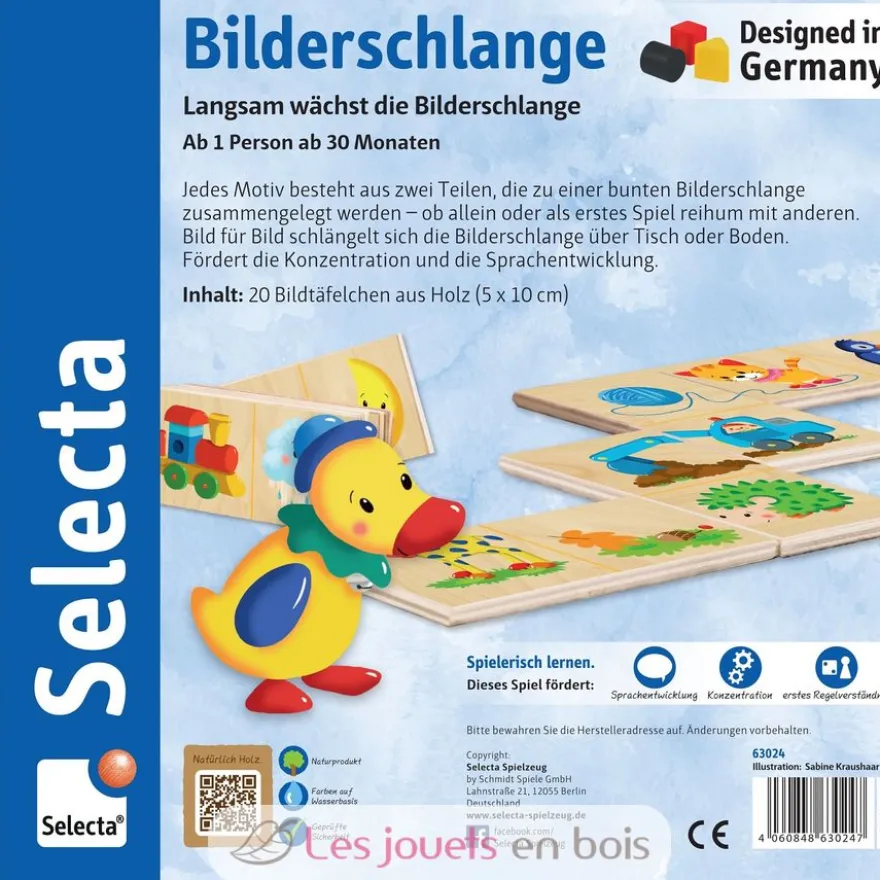Serpent d'images, jeu d'appariement - Selecta