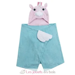 Serviette de bain enfant - Allie la licorne - Zoocchini