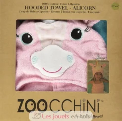 Serviette de bain enfant - Allie la licorne - Zoocchini
