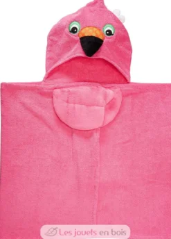 Serviette de bain enfant - Franny le flamant rose - Zoocchini