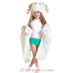 Serviette de bain enfant - lapin bella - Zoocchini