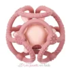 Set 2 balles silicone rose - Nattou
