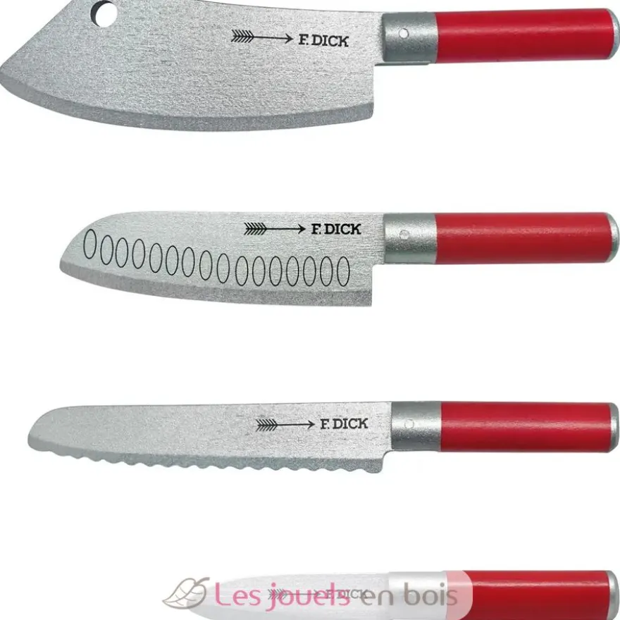 Set de couteaux en bois avec bloc de rangement - Tanner