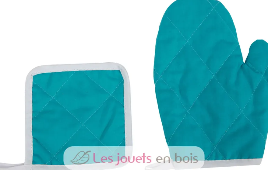 Set de cuisine avec tablier bleu - Small Foot Compagny