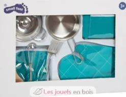 Set de cuisine avec tablier bleu - Small Foot Compagny