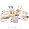 Set de dinette en bois blanc - New Classic Toys