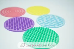 Set de 10 disques sensoriels texturés - TickiT
