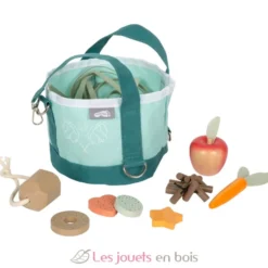 Set de fourrage pour chevaux avec sac bleu - Small foot