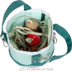 Set de fourrage pour chevaux avec sac bleu - Small foot