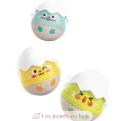Set de 3 hochets poussins - Dès la naissance - Hape Toys