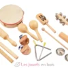 Set de 10 instruments de percussion - TickiT