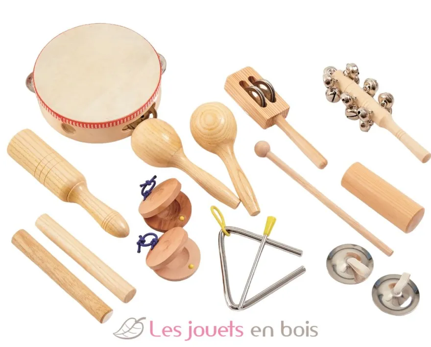 Set de 10 instruments de percussion - TickiT