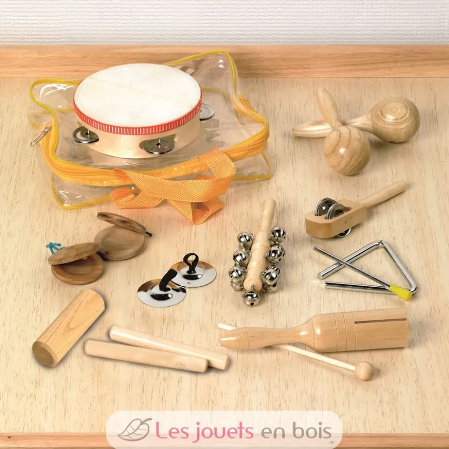 Set de 10 instruments de percussion - TickiT