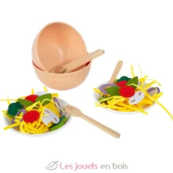 Set de jeu avec des pâtes - Bois et feutrine - Small Foot