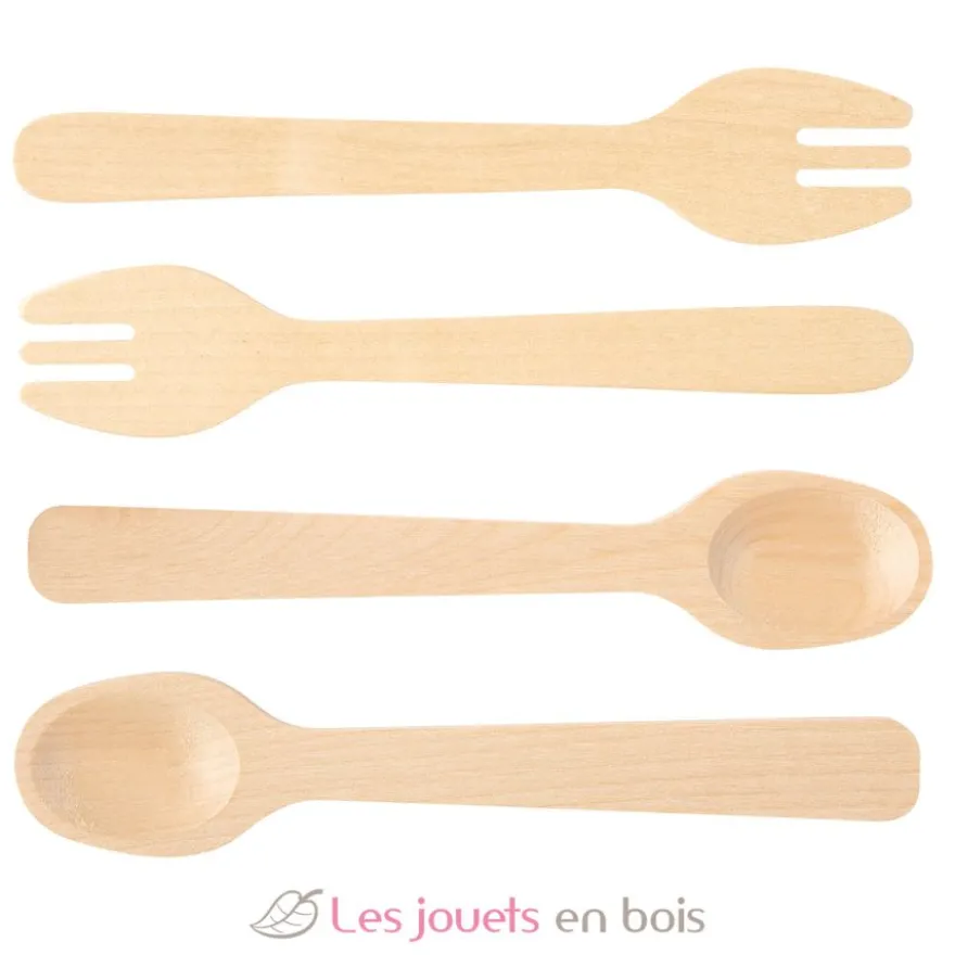 Set de jeu avec des pâtes - Bois et feutrine - Small Foot