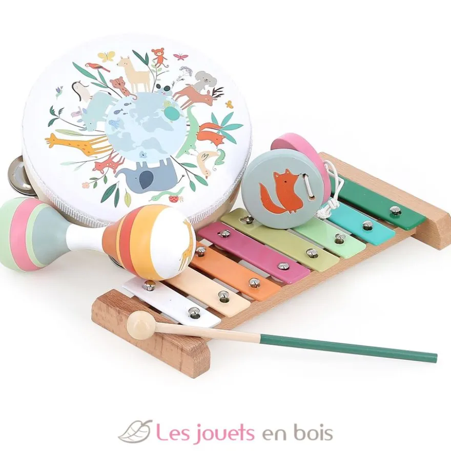 Set de musique animaux Sarah Betz - Vilac