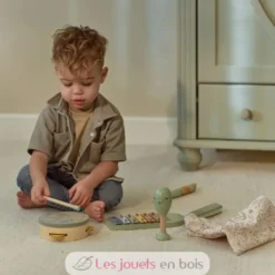Set de musique vert Safari Friends - Bois - Little Dutch