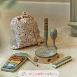 Set de musique vert Safari Friends - Bois - Little Dutch