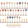 Set de 40 panneaux de signalisation - Goki