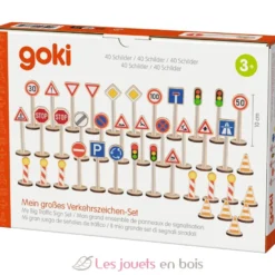 Set de 40 panneaux de signalisation - Goki