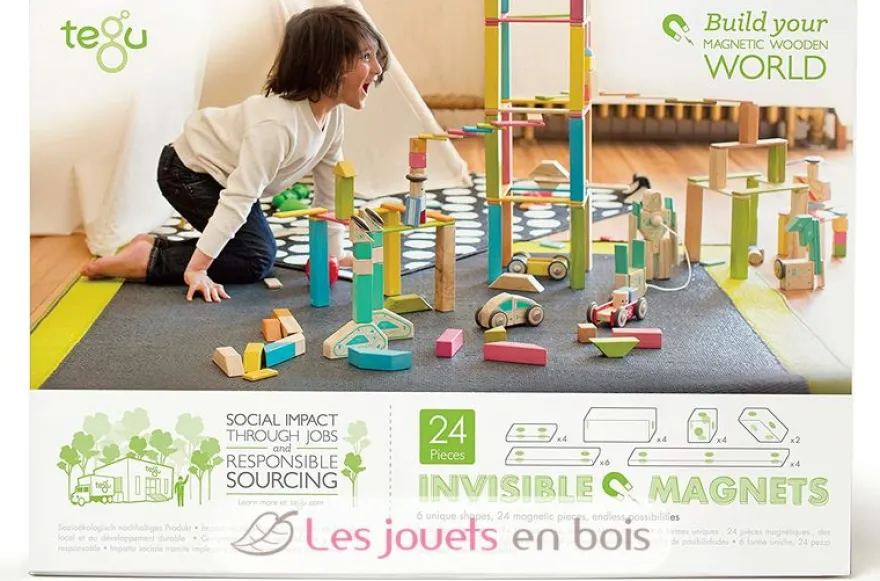 Set de 24 pièces Blues - Tegu