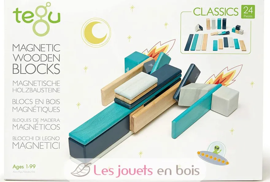 Set de 24 pièces Blues - Tegu
