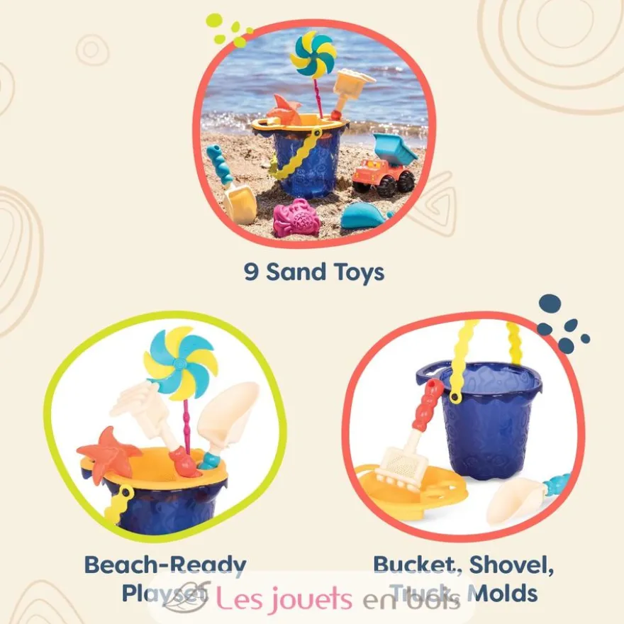 Set de plage bleu - B.Toys