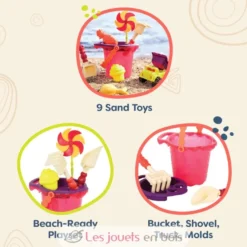 Set de plage rouge - B.Toys