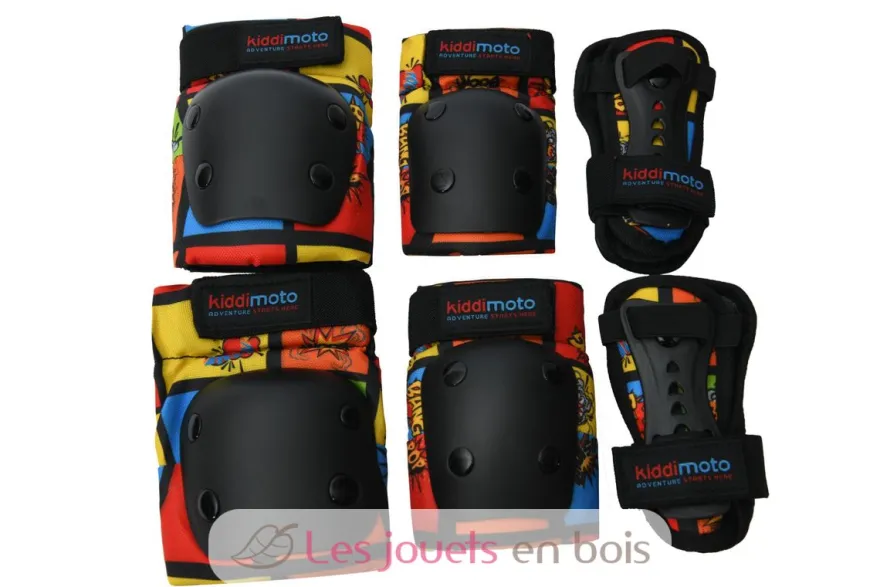 Set de protections enfant Comic S - Kiddimoto