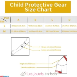 Set de protections enfant Comic S - Kiddimoto