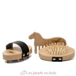 Set de soins pour chevaux en bois - ByAstrup
