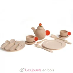 Set de vaisselle naturel 16 pcs - Erzi