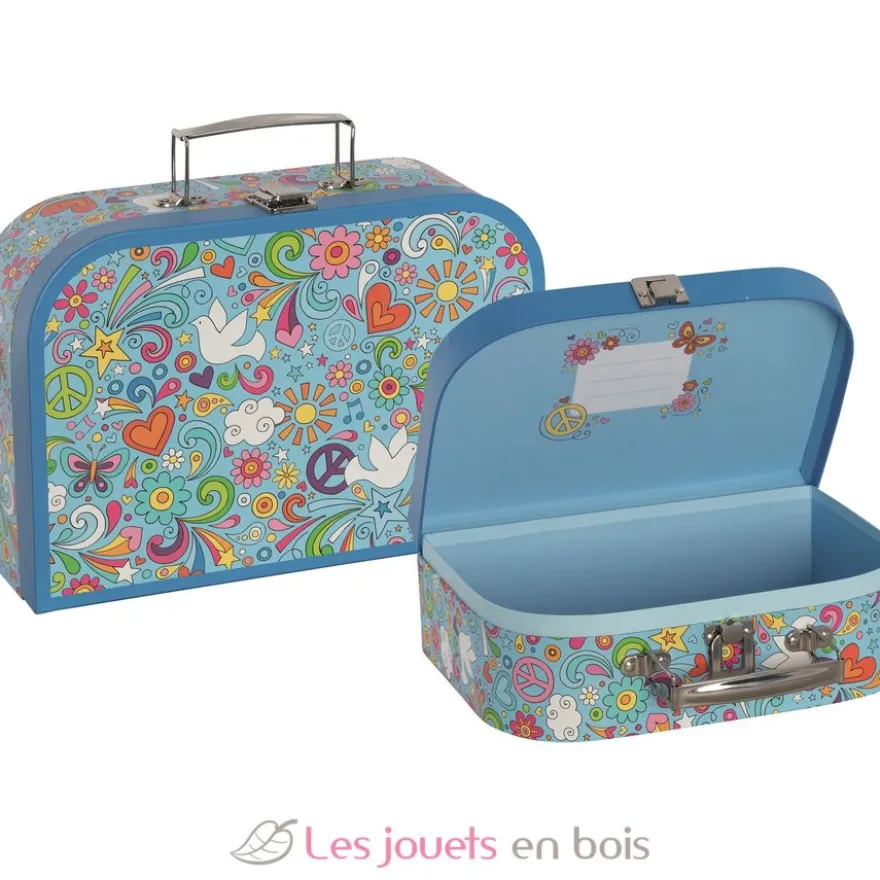 Set de 2 valisettes Peace and Love - Goki