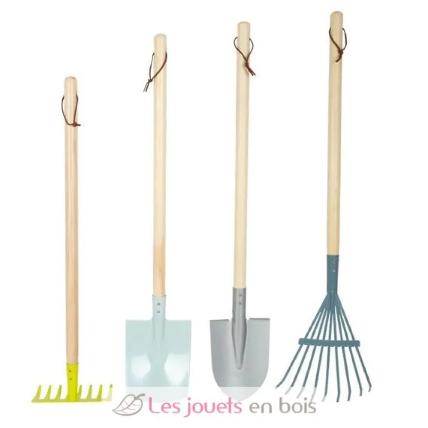Set d'outils de jardinage en bois et métal - Small Foot