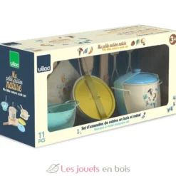 Set d'ustensiles de cuisine en bois et métal - Vilac