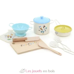 Set d'ustensiles de cuisine en bois et métal - Vilac